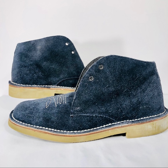 Code West size 8.5 M Blue Suede Leather Boots - Picture 2 of 8